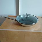 Hackman hapjespan, koekenpan met Vivo deksel, doorsnee 32 cm, Ophalen of Verzenden, Zo goed als nieuw, Koekenpan of Braadpan