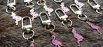 Flamingo sleutelhangers/kinderfeest/traktatie/uitdeelcadeau, Overige merken, Overige materialen, Nieuw, Ophalen of Verzenden