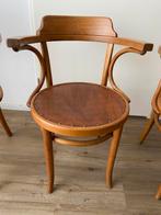 3 stuks houten Thonet 233 caféstoelen vintage, Ophalen, Gebruikt, Bruin, Eén