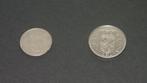 Nederlandse 2,50 gulden / Rijksdaalder – 1970 en 1,00 gulden, Postzegels en Munten, Munten | Nederland, Ophalen of Verzenden, Koningin Juliana