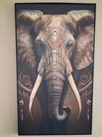 Olifant schilderij te koop, Huis en Inrichting, Ophalen, Zo goed als nieuw, Schilderij