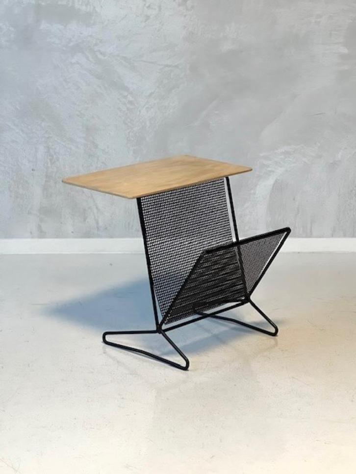Pastoe TM05 bijzettafel Cees Braakman vintage lectuurbak, Huis en Inrichting, Woonaccessoires | Krantenbakken en Lectuurbakken