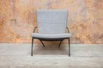 Als nieuw! grijze stoffen Harvink Uncle Sam design fauteuil