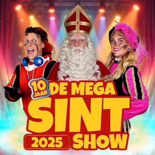 4X Tickets DE MEGA SINT SHOW 2025, Tickets en Kaartjes, Concerten | Nederlandstalig, Drie personen of meer, Augustus