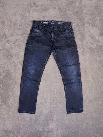 Pme Legend Curtis Spijker Broek W32 L32 Blauw Relaxed Fit beschikbaar voor biedingen