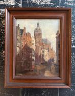 Amsterdams Stadsgezicht, Olieverf op Doek, ca. 1900-1930, Ophalen