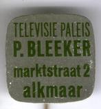 Televisie paleis P. Bleeker Alkmaar blik speldje ( V_173 ), Verzamelen, Verzenden, Zo goed als nieuw, Merk, Speldje of Pin