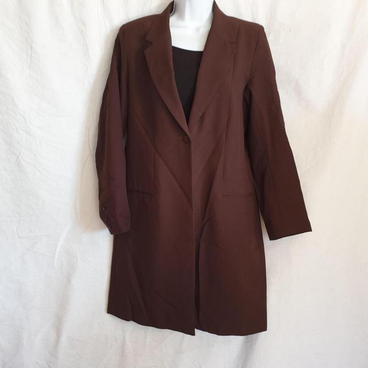 Gaaf bruin dames jasje.; Mt M Merk Alma Mater, Kleding | Dames, Jasjes, Kostuums en Pakken, Zo goed als nieuw, Jasje, Maat 38/40 (M)