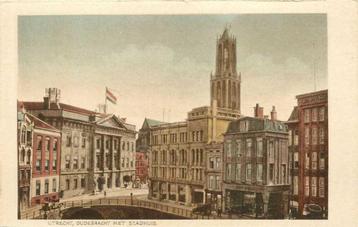 (300-415-019) Utrecht Oudegracht met Stadhuis beschikbaar voor biedingen