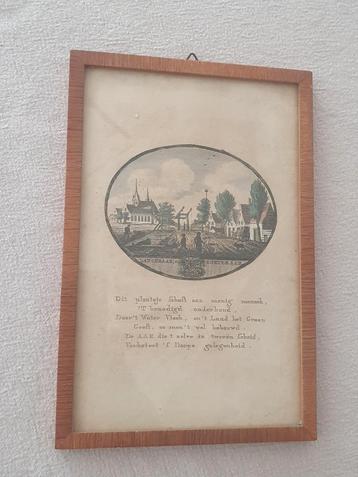 Langeraar en  Korteraar grafiek ingekleurd 1793 beschikbaar voor biedingen