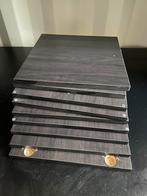 10 Zwarte KALLAX deuren, Gebruikt, ., Ophalen of Verzenden, .