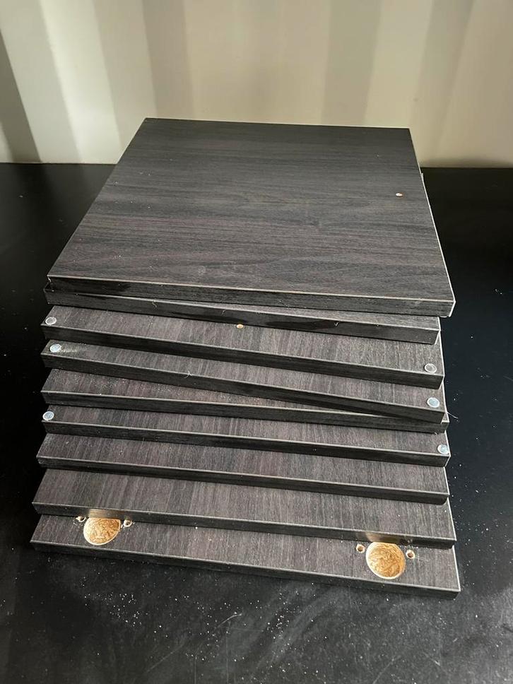 10 Zwarte KALLAX deuren, Huis en Inrichting, Kasten | Overige, Gebruikt, Ophalen of Verzenden