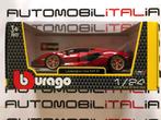 Lamborghini Sian rosso metallizzato BBurago 1:24, Ophalen of Verzenden, Nieuw, Auto, Bburago