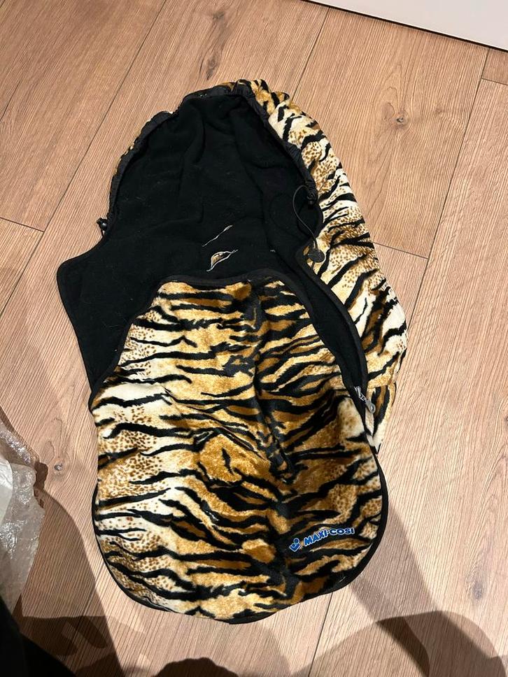 Maxi-Cosi Voetenzak - Tijgerprint, Kinderen en Baby's, Babydragers en Draagdoeken, Zo goed als nieuw, Overige typen, Buik, Overige merken