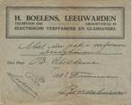 Leeuwarden- Envelop - H. Boelens - Elec. Verf Fabriek, Gebruikt, Verzenden
