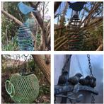 Vogels dieren schaal kwaliteit tuinaccessoires diverse, Tuin en Terras, Tuinwanddecoratie, Ophalen of Verzenden, Gebruikt