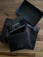 Dolce & Gabbana cardholder, in zwart leder., Sieraden, Tassen en Uiterlijk, Portemonnees, Ophalen of Verzenden, Nieuw, Zwart