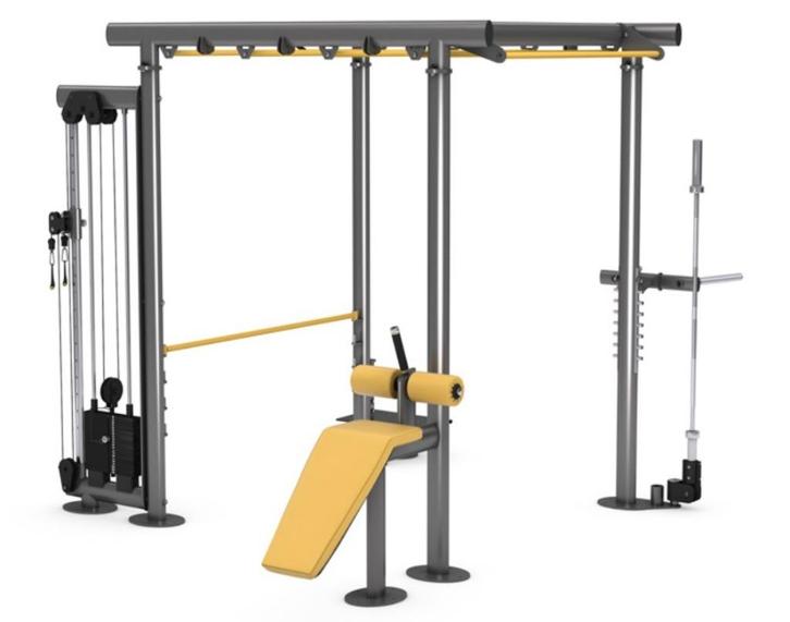 Gym80 ironcube S, Sport en Fitness, Fitnessmaterialen, Zo goed als nieuw, Overige typen, Armen, Benen, Borst, Buik, Rug, Ophalen