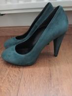 Groen suède pumps maat 38, Ophalen of Verzenden, Zo goed als nieuw, Groen