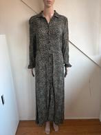 Juffrouw Jansen lange jurk riem maat S maxijurk panterprint, Kleding | Dames, Maat 38/40 (M), Zwart, Ophalen of Verzenden, Zo goed als nieuw