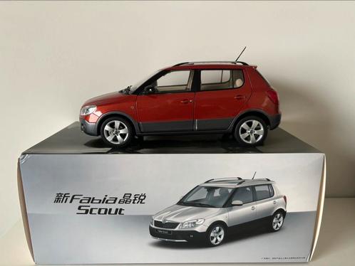 Skoda Fabia Scout 1/18 Paudi, Hobby en Vrije tijd, Modelauto's | 1:18, Nieuw, Overige merken, Ophalen of Verzenden