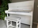 Gereviseerde Yamaha U1 piano wit hoogglans, Muziek en Instrumenten, Ophalen, Gebruikt, Wit, Piano