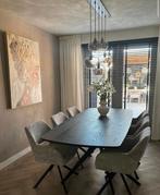 Eetkamerstoelen Draaibaar Outlet ‼️, Zwart, Nieuw, Ophalen of Verzenden, Stof