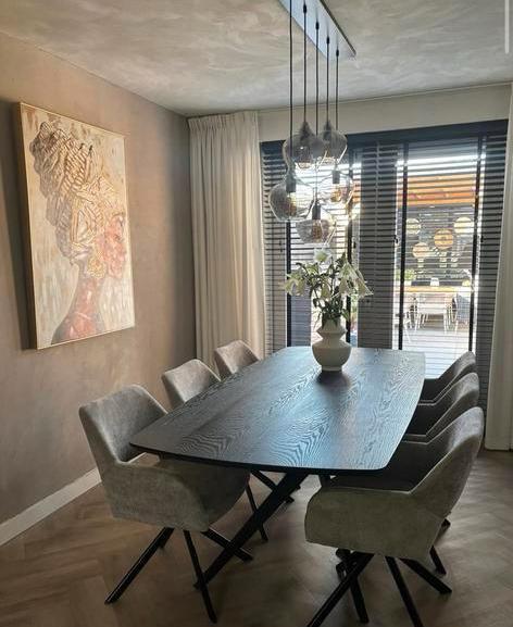 Eetkamerstoelen Draaibaar Outlet ‼️, Huis en Inrichting, Stoelen, Nieuw, Vijf, Zes of meer stoelen, Stof, Zwart, Ophalen of Verzenden