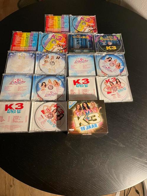 Alle k3 cds met josje studio 100, Cd's en Dvd's, VHS | Kinderen en Jeugd, Zo goed als nieuw, Alle leeftijden, Ophalen of Verzenden