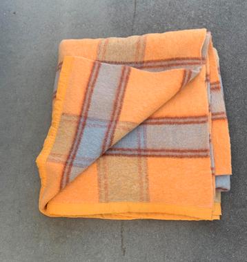 Wollen deken,woondeken,bedsprei,plaid,2 x 2 m,als nieuw beschikbaar voor biedingen