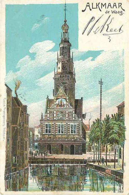 (301-041-003) Alkmaar De Waag, Verzamelen, Ansichtkaarten | Nederland, Noord-Holland, Verzenden