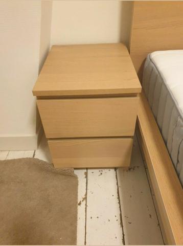 Ikea Malm Nachtkastje - Hout - afbeelding 1