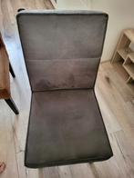 houten tafel met bankje en 3 stoelen, Huis en Inrichting, Stoelen, Ophalen, Gebruikt, Metaal