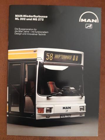 MAN NL 202 / NG 272 lagevloer bus folder beschikbaar voor biedingen