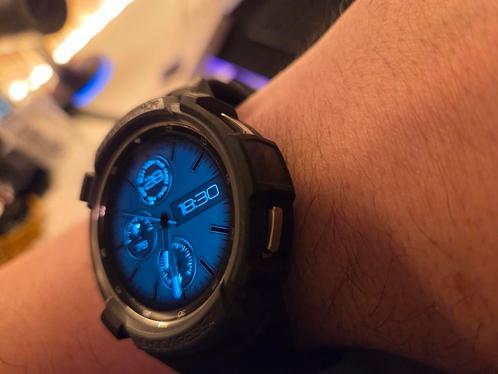 Galaxy watch 4 classic 46mm zilver met bandjes, Sieraden, Tassen en Uiterlijk, Smartwatches, Zo goed als nieuw, Android, Zilver