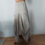 Lange rok M, Kleding | Dames, Rokken, Ophalen of Verzenden, Zo goed als nieuw, Beige, Onder de knie