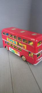 Antieke china tintoys MF844 dubbeldekker bus, Antiek en Kunst, Antiek | Speelgoed, Ophalen of Verzenden