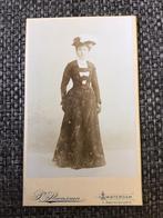 CDV, Dame, P. Steensma, Amsterdam, Carte de Visite, Verzamelen, Ophalen of Verzenden, Voor 1940, Gebruikt, Foto