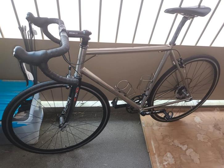 Van Nicholas Mistral, Fietsen en Brommers, Fietsen | Racefietsen, Overige merken, Meer dan 20 versnellingen, Titanium, 53 tot 57 cm