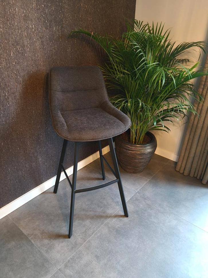 Tot ruim 44% korting! Nieuwe barkrukken antraciet grijs, Huis en Inrichting, Barkrukken, Nieuw, 60 tot 90 cm, Metaal, 5 krukken of meer