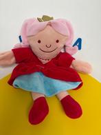 3473 hema handpop meisje prinses met kroon, Kinderen en Baby's, Speelgoed | Knuffels en Pluche, Ophalen of Verzenden, Zo goed als nieuw