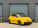 ABARTH 595C CABRIO 1.4 T-JET COMPETIZIONE GIALLO MODENA, Auto's, Voorwielaandrijving, 145 pk, 40 €/maand, Zwart