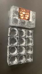 Bolsius waxinelichtjes glas vierkant, Nieuw, Minder dan 25 cm, Overige materialen, Ophalen
