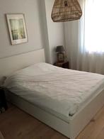 Nog nieuwe Malm compleet met alles 140 bij 200, Huis en Inrichting, Ophalen, Wit, Tweepersoons, 140 cm