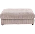 Ribstof Hocker x5 home taupe/beige - l85-b65-h44cm, Ophalen, Nieuw