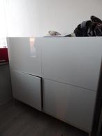 IKEA kast hoogglans wit, Ophalen, Gebruikt, 100 tot 150 cm, 100 tot 150 cm
