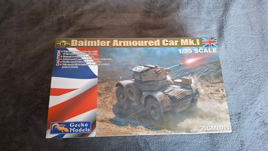 Gecko models 35GM0011 Daimler armoured car, Ophalen of Verzenden