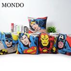 kussen kussenhoes marvel iron man figuren poppetjes bluray, Ophalen of Verzenden, Nieuw, Rood, Vierkant