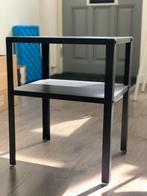 Black Metal Side Tables, Huis en Inrichting, Tafels | Sidetables, 25 tot 50 cm, Rechthoekig, Minder dan 50 cm, Ophalen of Verzenden