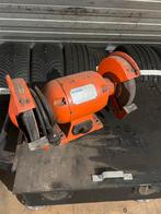 Oude Huvema Werkbankslijpmachine, Doe-het-zelf en Verbouw, Ophalen of Verzenden, Gebruikt, Minder dan 700 watt, Werkbankslijpmachine